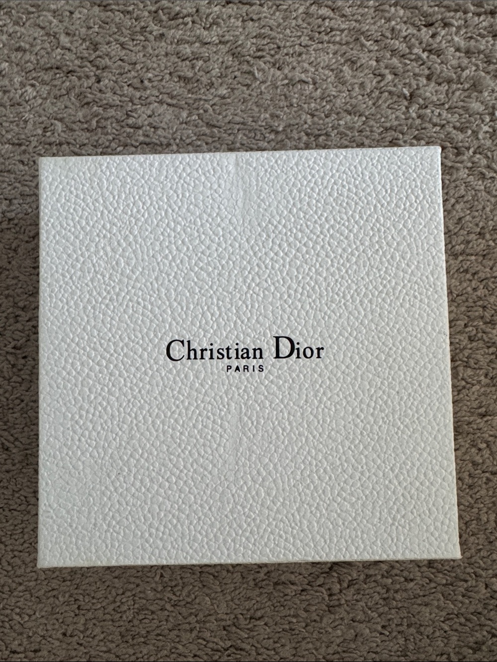 Dior Men’s Accessory Box in White with Black Logo